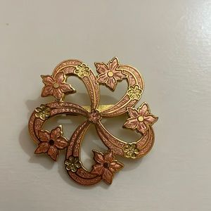 Pink enamel pin